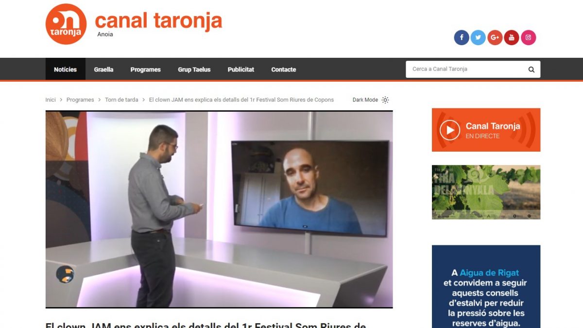Entrevista a Canal Taronja.